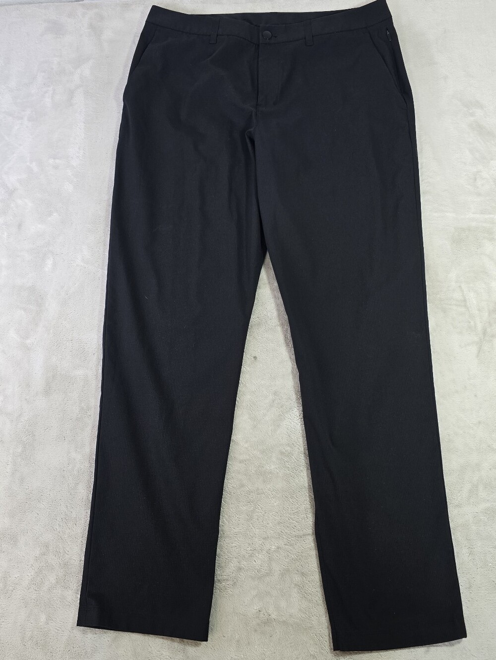 Lululemon Mens ABC Classic-Fit 5 Pocket Pants Black Stretch Sz 36x32